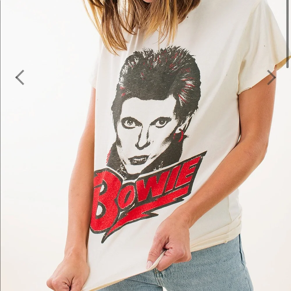 MADEWORN David Bowie Crew Tee XS - Picture 2 of 6